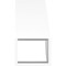 Ekena Millwork 5-in. W x 10-in. D x 10-in. H Carmel Architectural Grade PVC Knee Brace BRCP05X10X10CAR - alternate 5